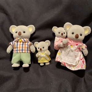 Calico critters koala family NWOT